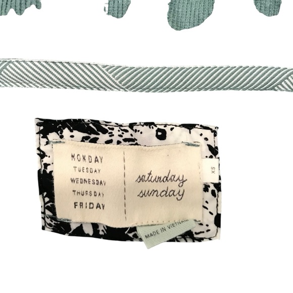 Anthropologie Saturday Sunday Shawled Vivie Cardigan Waterfall Green XSmall - Picture 4 of 8